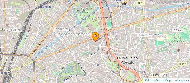 localisation de l'entreprise ORGA DECO  PARIS