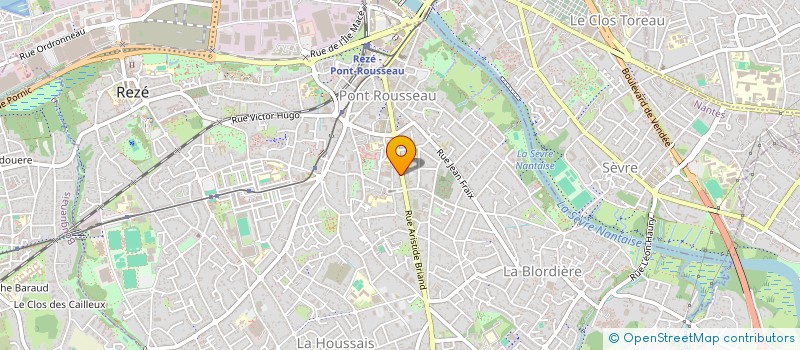 localisation de l'entreprise ORGA IMMO  REZE