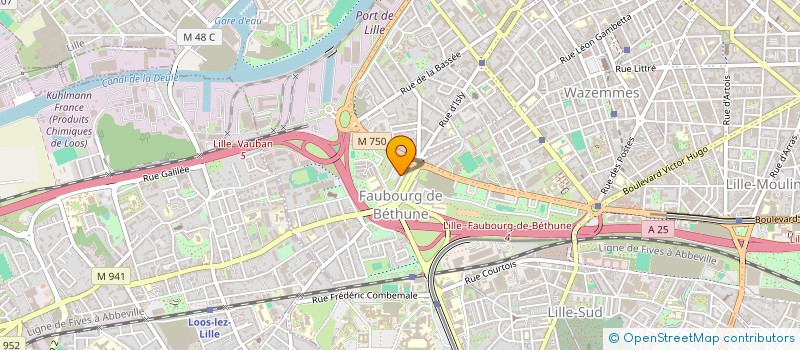 localisation de l'entreprise ORGACHOIX à LILLE