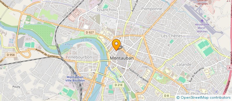 localisation de l'entreprise ORGAD'OR  MONTAUBAN