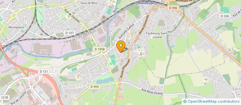 localisation de l'entreprise ORGADIS  LOUVROIL