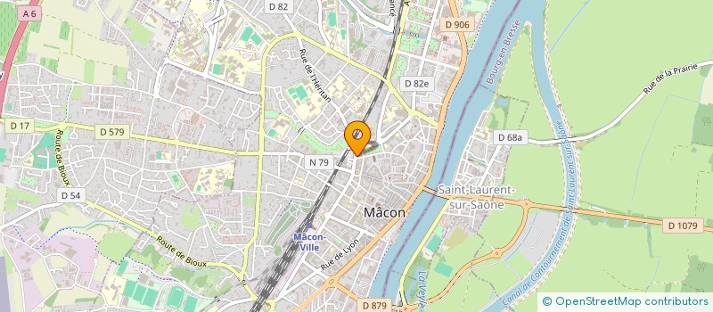 localisation de l'entreprise ORGAGEST à MACON
