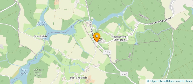 localisation de l'entreprise ORGALEAN  NEUBLANS-ABERGEMENT