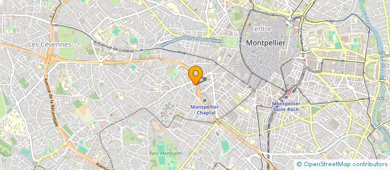 localisation de l'entreprise ORGAMMON à MONTPELLIER