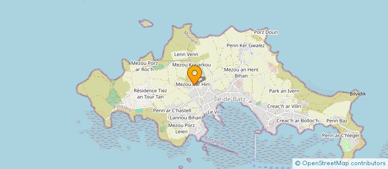 localisation de l'entreprise ORGAN BRETON TRANSP DE FRET à ILE-DE-BATZ