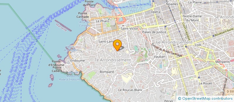 localisation de l'entreprise ORGAN GESTION ECOLE PROTESTANTE ENDOUME à MARSEILLE