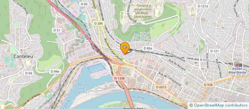 localisation de l'entreprise ORGAN GESTION ENS CATHO SAINT LEON à ROUEN