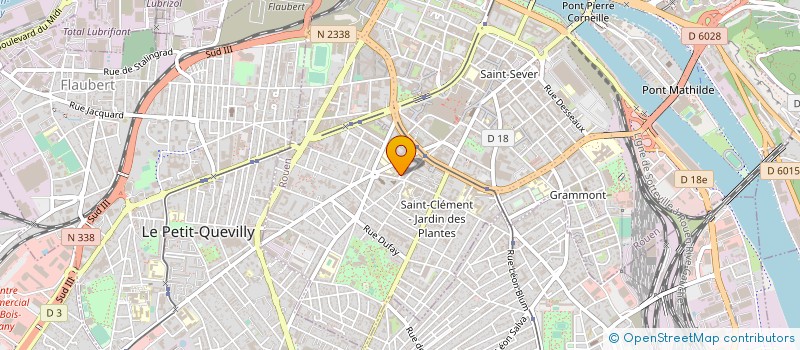 localisation de l'entreprise ORGAN GESTION ENS CATHO SAINT SEVER à ROUEN