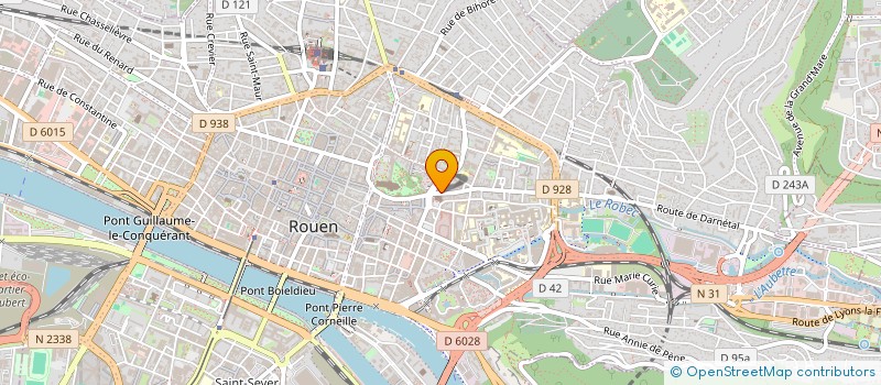 localisation de l'entreprise ORGAN GESTION ENS CATHO SAINT VIVIEN à ROUEN