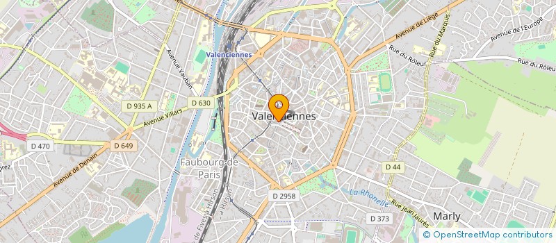 localisation de l'entreprise ORGAN GESTION INFORM VALENC ET ENVIRONS à VALENCIENNES