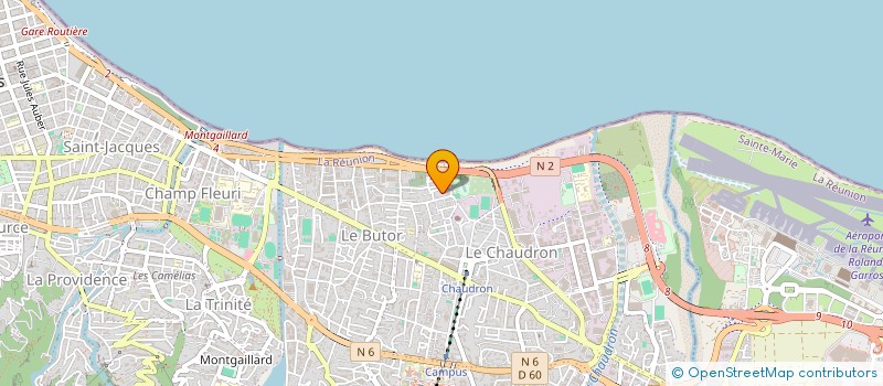 localisation de l'entreprise ORGANE CONNAIS PROTEC FLORE OCEAN INDIEN à SAINT-DENIS
