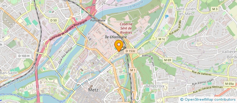 localisation de l'entreprise ORGANEO  METZ