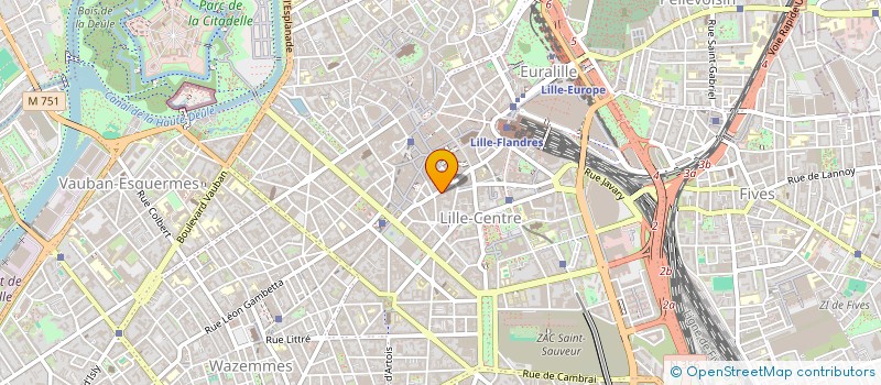 localisation de l'entreprise ORGANEXT à LILLE
