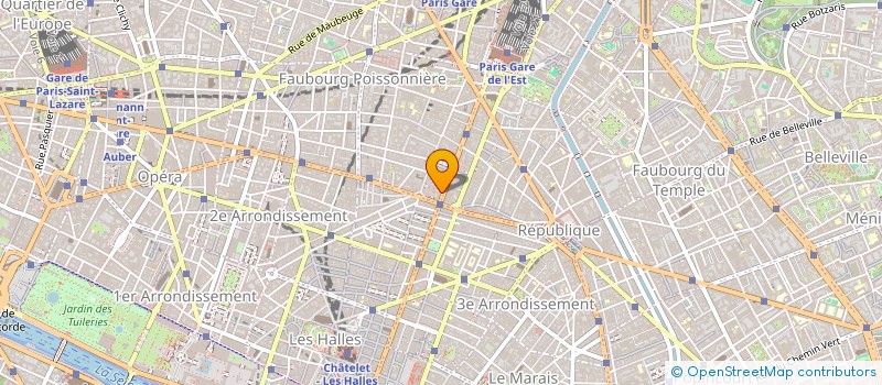 localisation de l'entreprise ORGANIC 7  PARIS