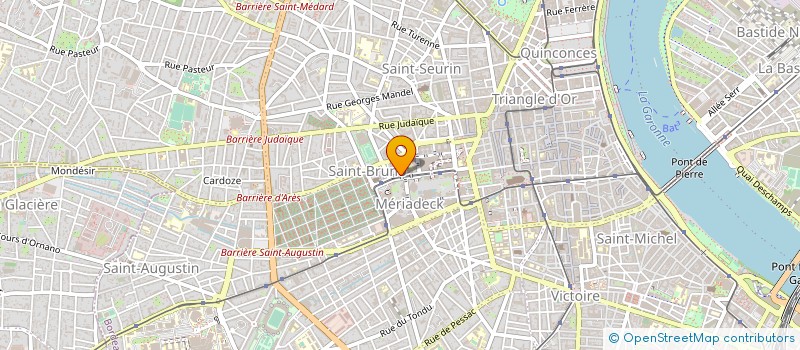 localisation de l'entreprise ORGANIC AQUITAINE à BORDEAUX