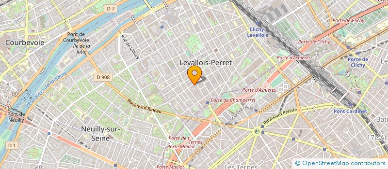 localisation de l'entreprise ORGANIC FOOD à LEVALLOIS-PERRET