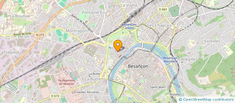 localisation de l'entreprise ORGANIC KAWA à BESANCON
