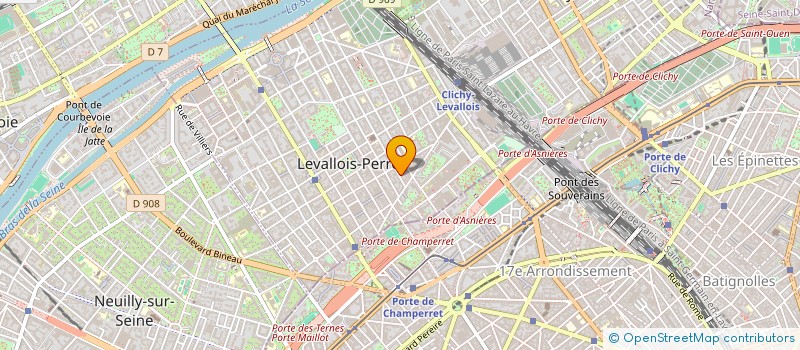 localisation de l'entreprise ORGANIC SOCIETY FOR CREATIVE DUTIES à LEVALLOIS-PERRET
