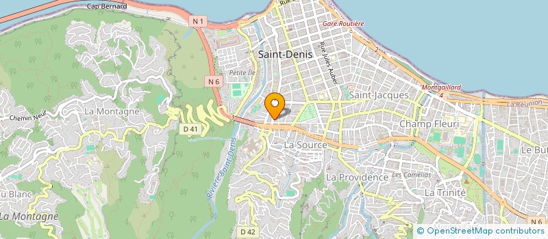 localisation de l'entreprise ORGANIGRAM' à SAINT-DENIS