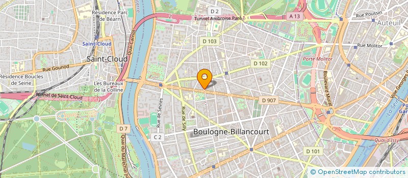localisation de l'entreprise ORGANIKZATION à BOULOGNE-BILLANCOURT