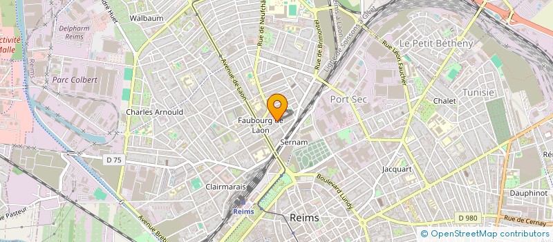 localisation de l'entreprise ORGANIM  REIMS