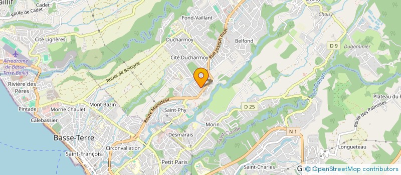 localisation de l'entreprise ORGANIM'ACTION à SAINT-CLAUDE