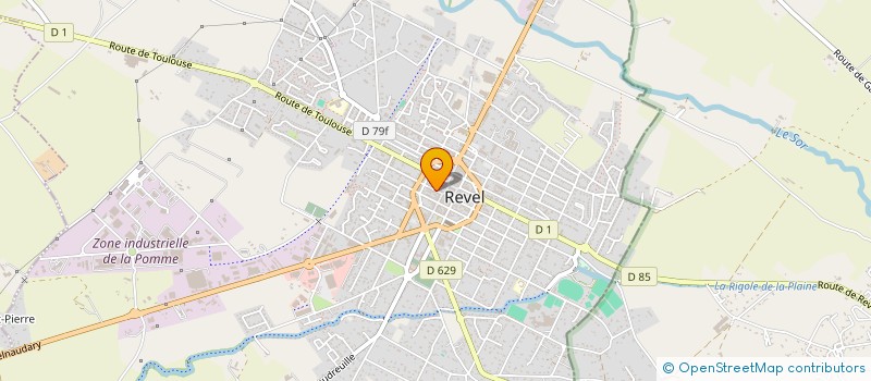 localisation de l'entreprise ORGANIQUE à REVEL