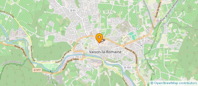 localisation de l'entreprise ORGANIS ANALYSES GESTION EXPERT COMPTABL à VAISON-LA-ROMAINE