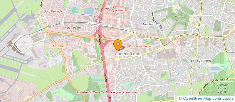 localisation de l'entreprise ORGANIS DEP INTEGRATION SCOLAIRE SOCIALE à MERIGNAC