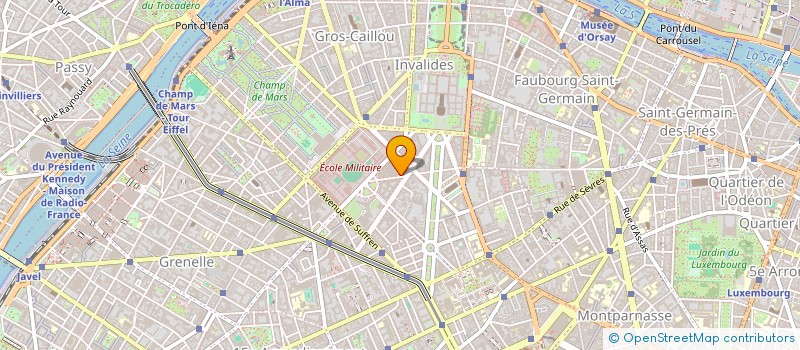localisation de l'entreprise ORGANIS FONCTION RESISTANTS A6 à PARIS