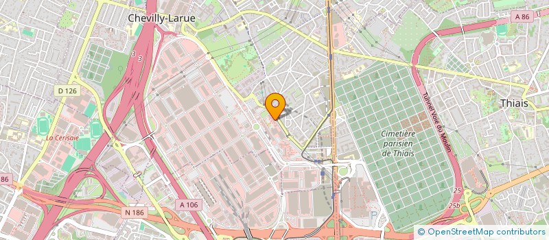 localisation de l'entreprise ORGANIS METHODE GESTION INGENIERIE BATIM  CHEVILLY-LARUE