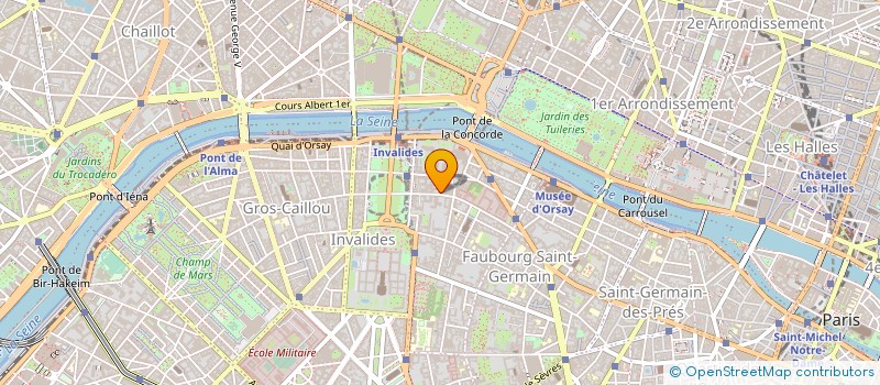 localisation de l'entreprise ORGANIS NATION INTERPROFES BIOINDUSTRIES  PARIS