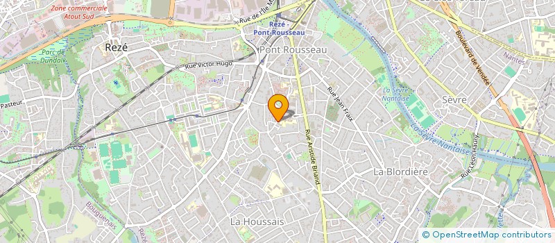 localisation de l'entreprise ORGANIS SERV EMPLOI REALISATION OSER à REZE
