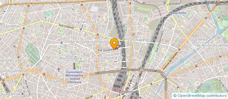 localisation de l'entreprise ORGANIS THEATRALES ET ARTISTIQ à PARIS