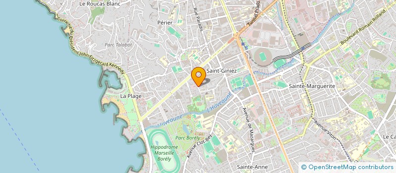 localisation de l'entreprise ORGANISA PROFES CHARCUTIERS TRAITEURS  MARSEILLE