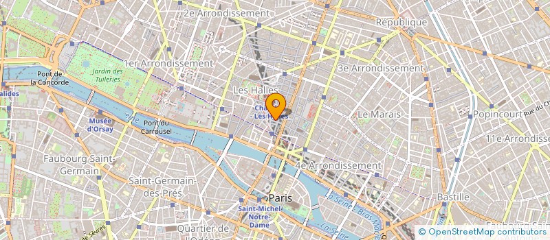 localisation de l'entreprise ORGANISAT ANTI FAMINE SYNDICAT PAUVRES à PARIS