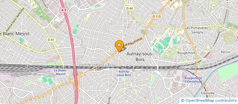 localisation de l'entreprise ORGANISAT GESTION ECOLE CATHOL ESPERANCE à AULNAY-SOUS-BOIS