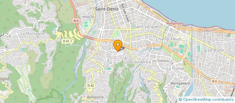 localisation de l'entreprise ORGANISATEUR DE SEJOUR POUR ENFANTS DE LA REUNION à SAINT-DENIS