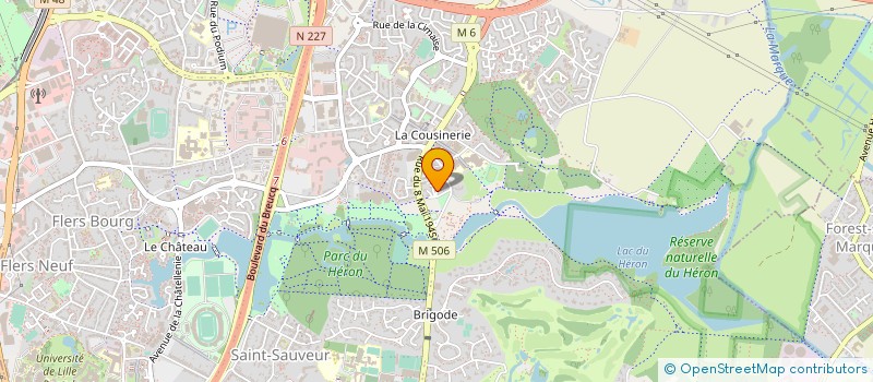 localisation de l'entreprise ORGANISATEUR DE TRANSPORTS ALTERNATIFS à VILLENEUVE-D'ASCQ