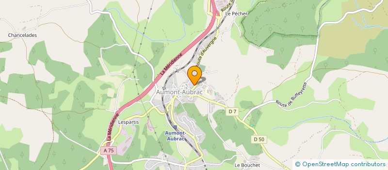 localisation de l'entreprise ORGANISATIN GESTION ECOLE CATHOLIQUE  PEYRE EN AUBRAC