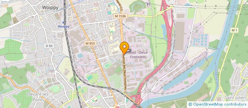 localisation de l'entreprise ORGANISATION 3  METZ