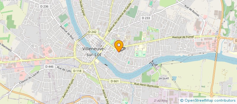 localisation de l'entreprise ORGANISATION A USAGE DE PLACEMENTS IMMOBILIERS  VILLENEUVE-SUR-LOT