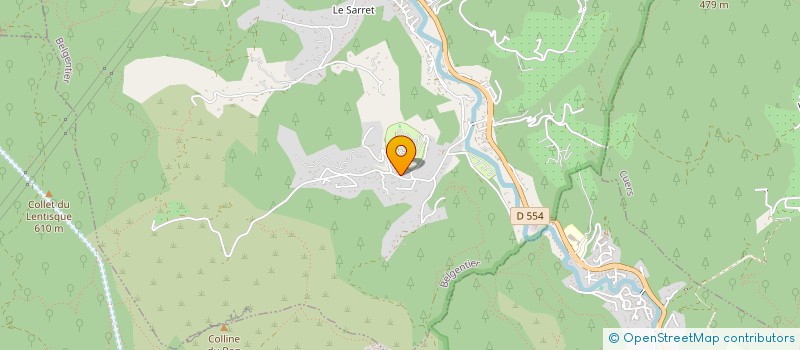 localisation de l'entreprise ORGANISATION ACCOMPAGNEMENT MANAGEMENT (OAM)  BELGENTIER