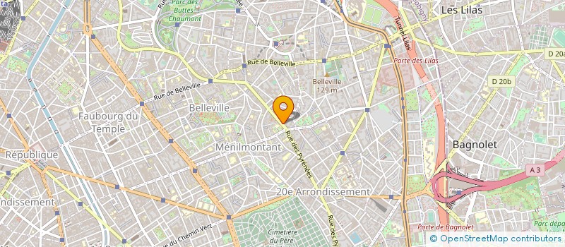 localisation de l'entreprise ORGANISATION CAP'EXPO  PARIS