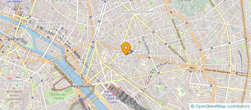 localisation de l'entreprise ORGANISATION CONSEIL GUERY ALBERT à PARIS
