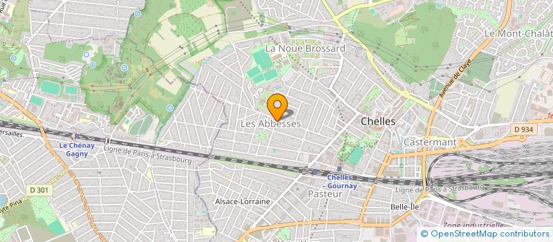 localisation de l'entreprise ORGANISATION CULTUREL SOCIALE HUMANITAIRE INTERNATIONALE  CHELLES