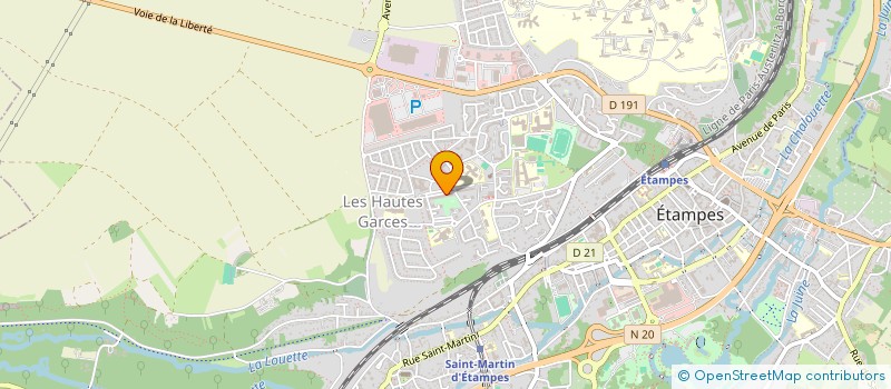 localisation de l'entreprise ORGANISATION D'AIDE AUX ASTHMATIQUES à ETAMPES