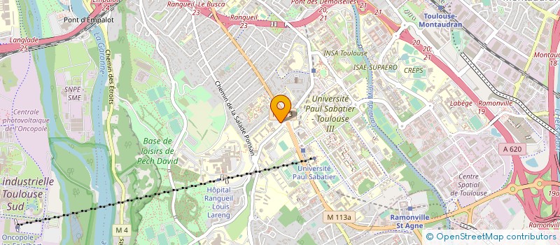 localisation de l'entreprise ORGANISATION D'ENTRAIDE DES ETUDIANTS EN ORTHOPHONIE à TOULOUSE