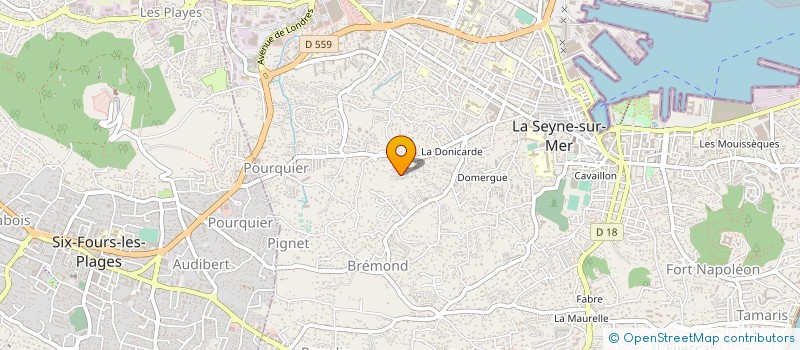 localisation de l'entreprise ORGANISATION D'EVENEMENTS POPULAIRES à LA SEYNE SUR MER