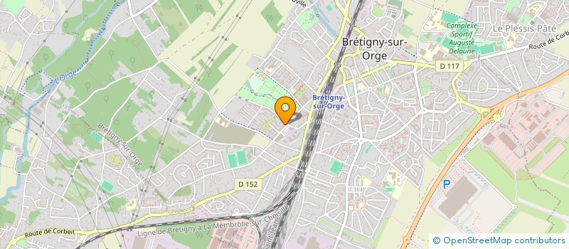 localisation de l'entreprise ORGANISATION DE BIENFAISANCE POUR L'HUMANITE à BRETIGNY-SUR-ORGE